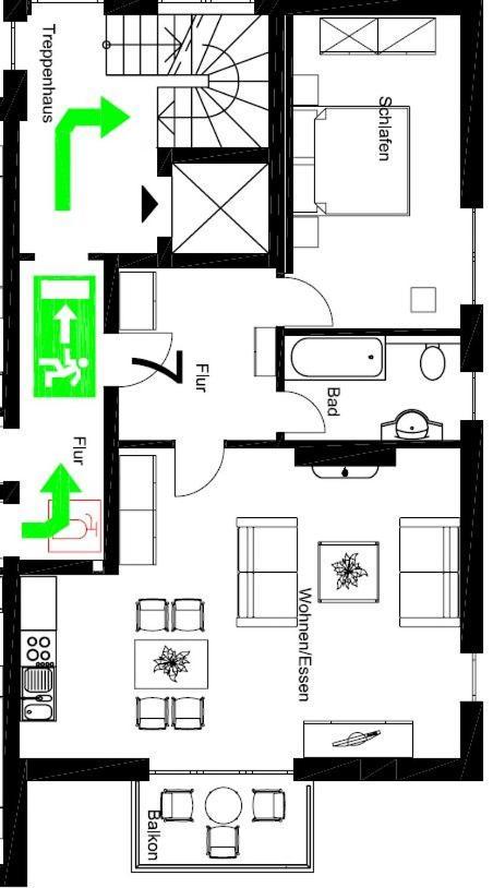 בינץ Apartmenthaus Kleiner Falke מראה חיצוני תמונה